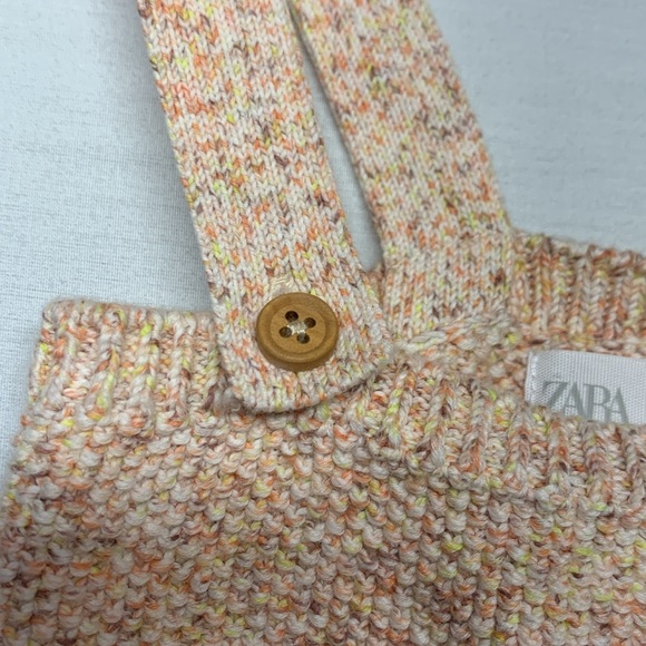 Zara Multicolor Knit Baby Romper - Picture 4 of 8